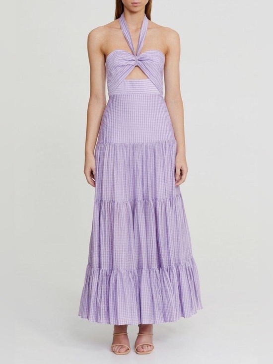 Significant Other Dresses & Skirts - Significant Other Lilac Tuscany Halter Dress Maxi lk Zimmermann US 2 AUS 6 XS